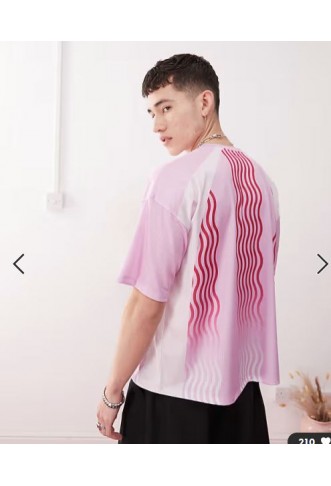 COLLUSION Unisex football top in pink - LPINK