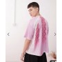 COLLUSION Unisex football top in pink - LPINK