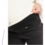 ASOS DESIGN Maternity ultimate skinny jeans in washed black with under the bump waistband