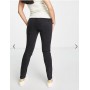 ASOS DESIGN Maternity ultimate skinny jeans in washed black with under the bump waistband