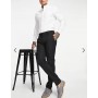 Topman skinny suit trousers in black