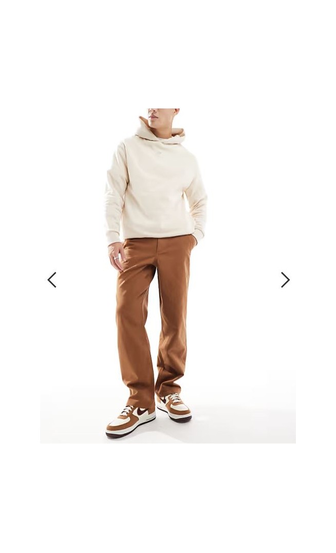 ASOS DESIGN baggy carpenter trouser in tan