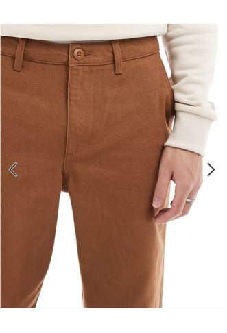 ASOS DESIGN baggy carpenter trouser in tan