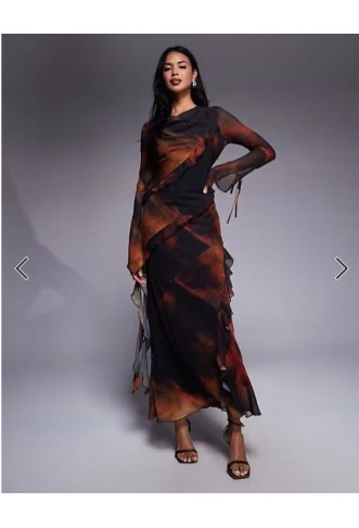 Daska chiffon maxi dress...