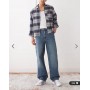 COLLUSION X011 carpenter jeans in dark wash blue - MBLUE