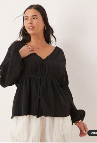 ASOS DESIGN Curve long...