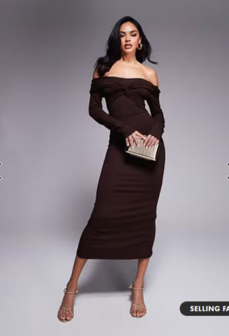 ASOS DESIGN off shoulder...