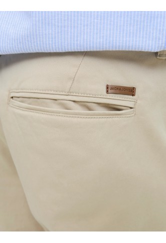 Jack & Jones Intelligence slim fit chino trousers in beige