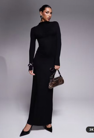 ASOS DESIGN high neck long...