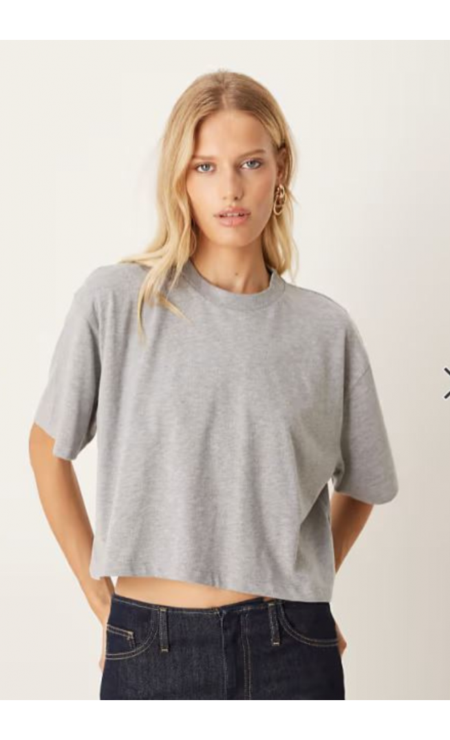 ASOS DESIGN boxy cropped t-shirt