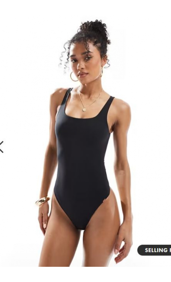 Dorina brushed micro bodysuit in black