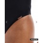 Dorina brushed micro bodysuit in black