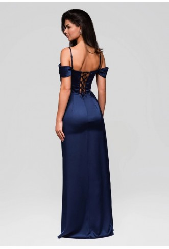 Evening dress LA-OM-DLR188 - navy