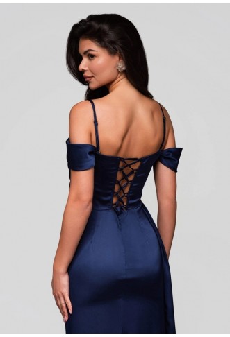 Evening dress LA-OM-DLR188 - navy