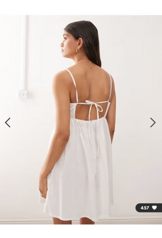 Miss Selfridge button through sun dress