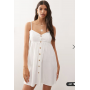 Miss Selfridge button through sun dress