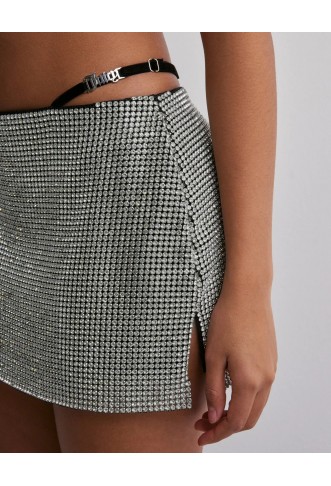EUGENE DIAMANTE SPLIT SKIRT