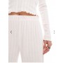 Miss Selfridge pointelle wide leg trouser co ord in pink