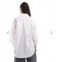 ASOS DESIGN oversized shirt in white