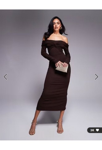 ASOS DESIGN off shoulder...
