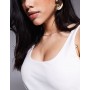 ASOS DESIGN double layer square neck tank top in ivory
