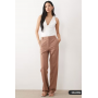 ASOS DESIGN Tall tailored slim straight trousers in mocha