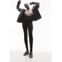 Topshop Tall high waisted legging in black