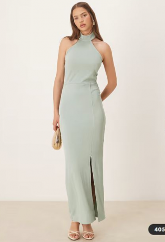 Vila textured jersey halter...