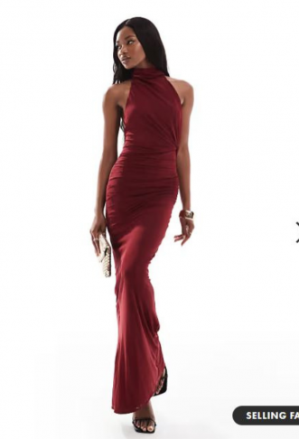 ASOS DESIGN mesh twist bust...