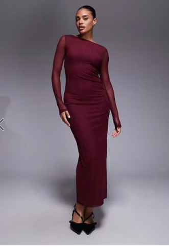 ASOS DESIGN mesh long...