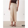 Vila satin maxi skirt in sand