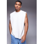 ASOS DESIGN premium interlock regular fit tank in white