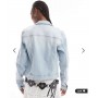 Noisy May denim jacket in light wash blue