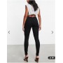 ASOS DESIGN skinny jeans in clean black
