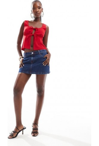 ASOS DESIGN tie front...