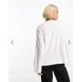 ONLY oversized long sleeve t-shirt in white