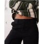 Vans arroyo wide leg cargo trousers in black