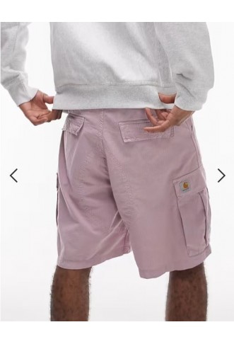 Carhartt WIP alan cargo shorts in pink