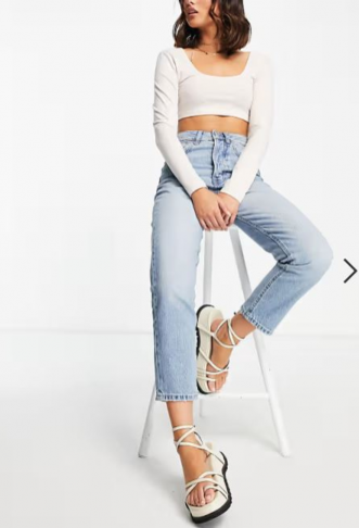 Stradivarius mom fit...