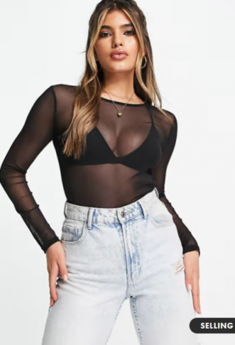 ASOS DESIGN cropped long...