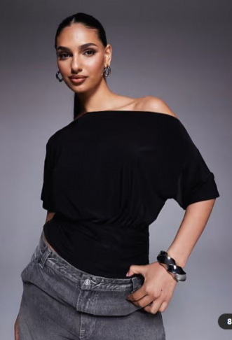 ASOS DESIGN asymmetric one...