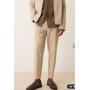 ASOS DESIGN smart co-ord tapered trousers in stone rib