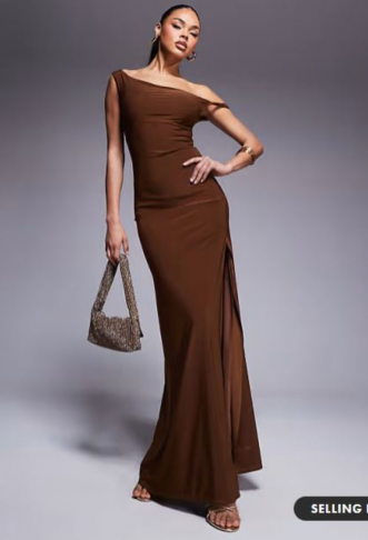 ASOS DESIGN twist shoulder...