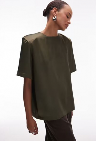 ASOS DESIGN oversized satin...