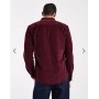 ONLY & SONS cord shirt in burgundy