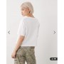 COLLUSION boxy short sleeve t-shirt in white