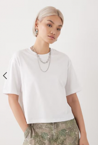 COLLUSION boxy short sleeve...