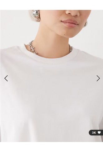 COLLUSION boxy short sleeve t-shirt in white