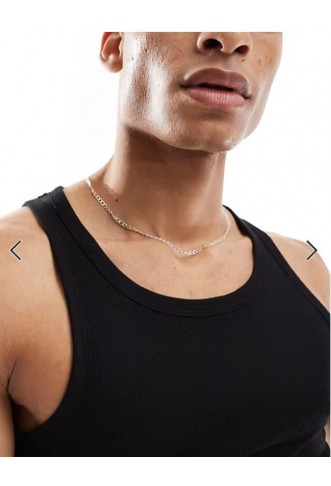 New Look muscle fit rib vest in black