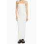 Bershka Pre-owned Maxi dress - white